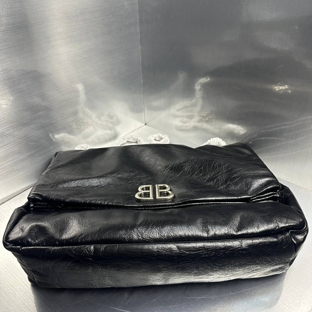 Modern Balenciaga Monaco Luxe Calfskin Chain Bag -  Autumn Essential 72563