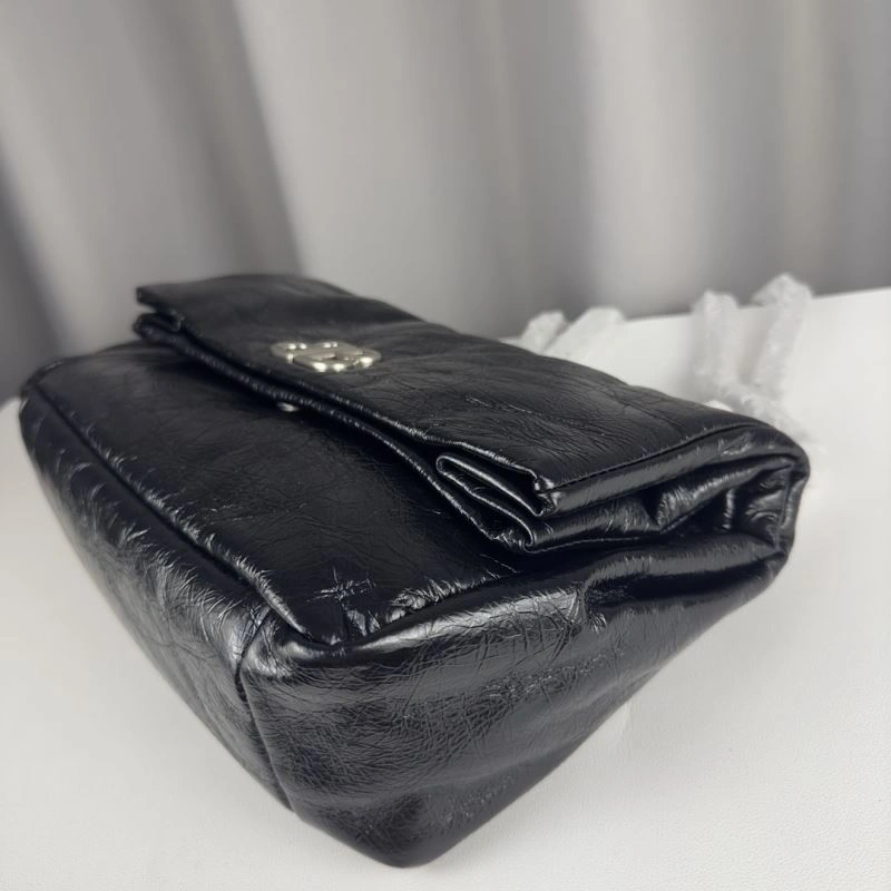 Balenciaga Monaco Luxe Chain Bag -  Leather Autumn Essential Compact 75263