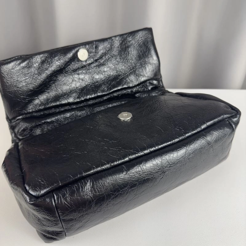 Balenciaga Monaco Luxe Chain Bag -  Leather Autumn Essential Compact 75263