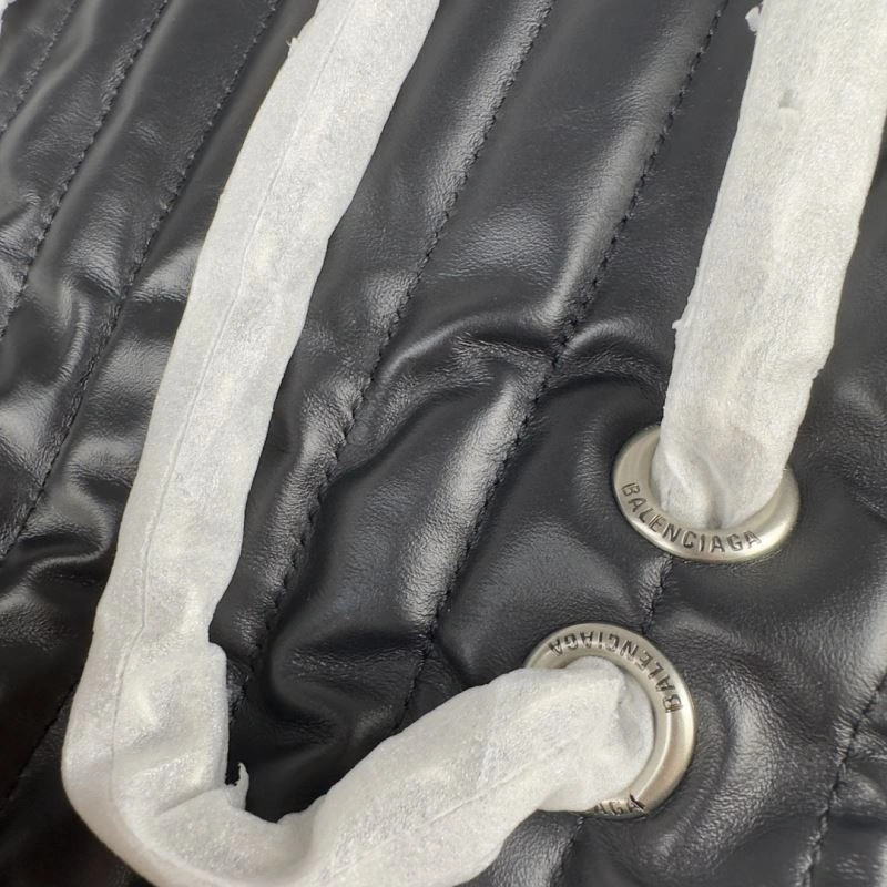 Balenciaga Monaco Luxe Lambskin Chain Bag -  Dark Style FlexibleFit 75284