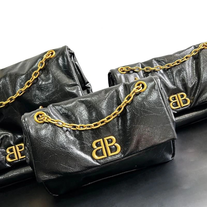 Balenciaga Monaco Pillow Luxe Bag - Ultra- Calf Leather Collection DailyWear 67022