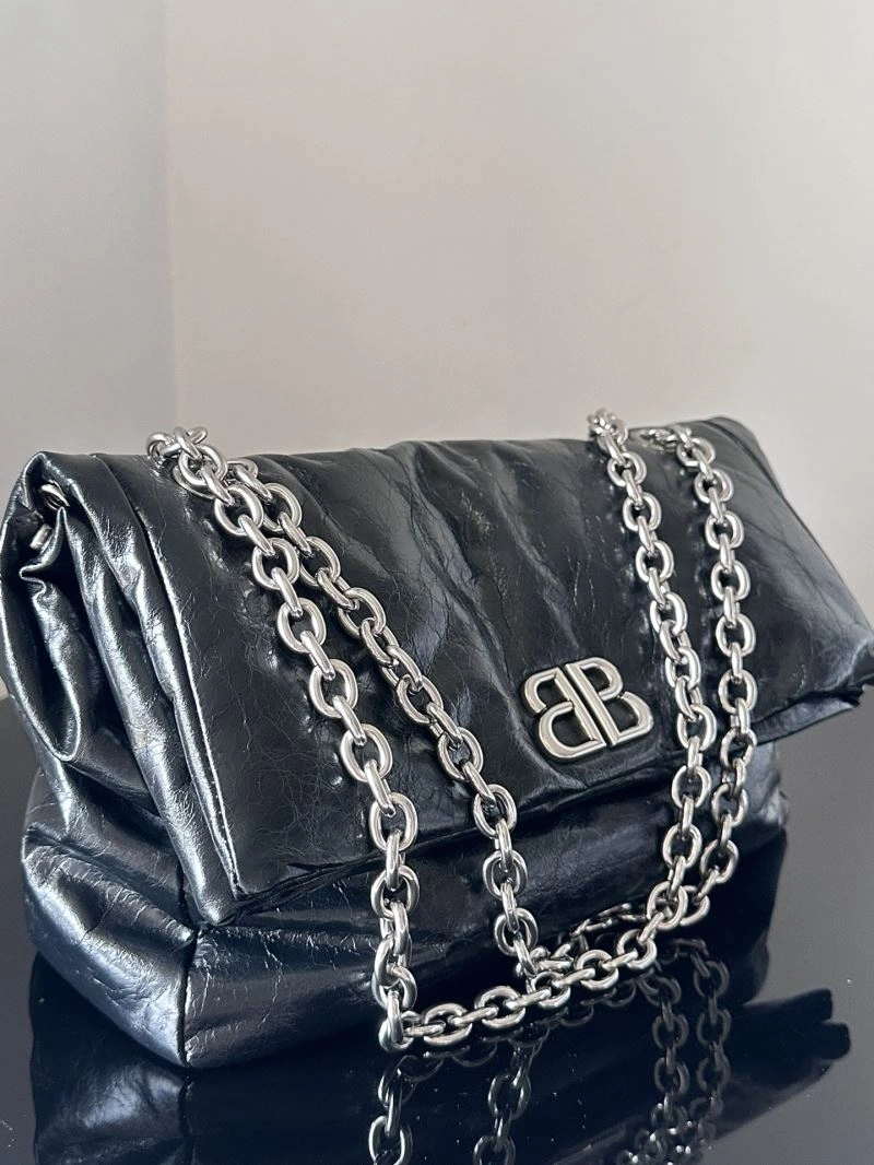 Supportive Balenciaga Monaco  Calfskin Trumpet Bag Series 69945