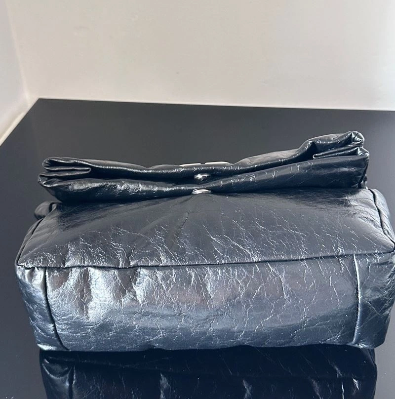 Supportive Balenciaga Monaco  Calfskin Trumpet Bag Series 69945
