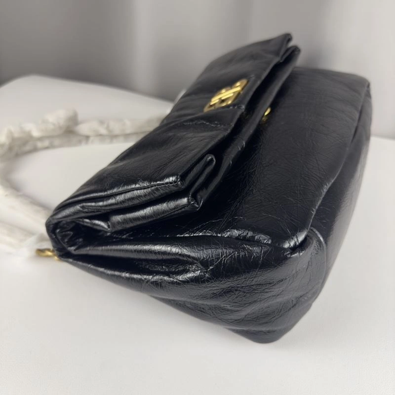 Balenciaga Monaco Ultra-Soft Calfskin Chain Bag -  Fall Essential Trendy 75276