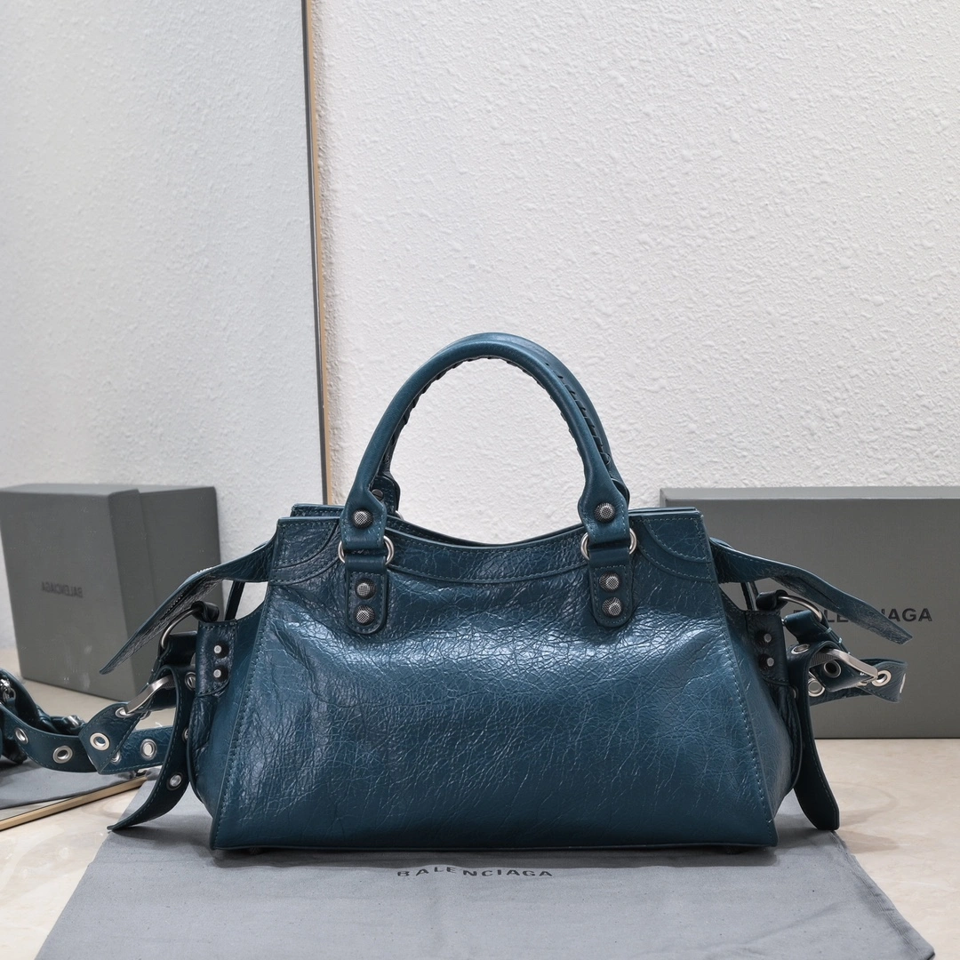 Trendy Balenciaga NEO CAGOLE Medium Motorcycle Trapezoid Bag Set 60962