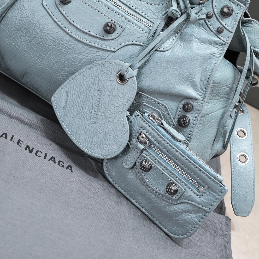 Balenciaga NEO CAGOLE Vintage Lambskin Motorcycle Bag Popular 60947