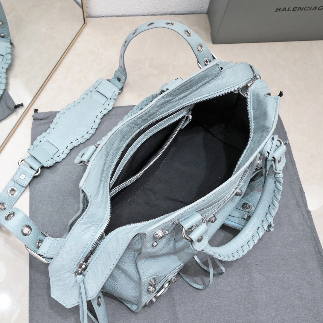 Balenciaga NEO CAGOLE Vintage Lambskin Motorcycle Bag Popular 60947