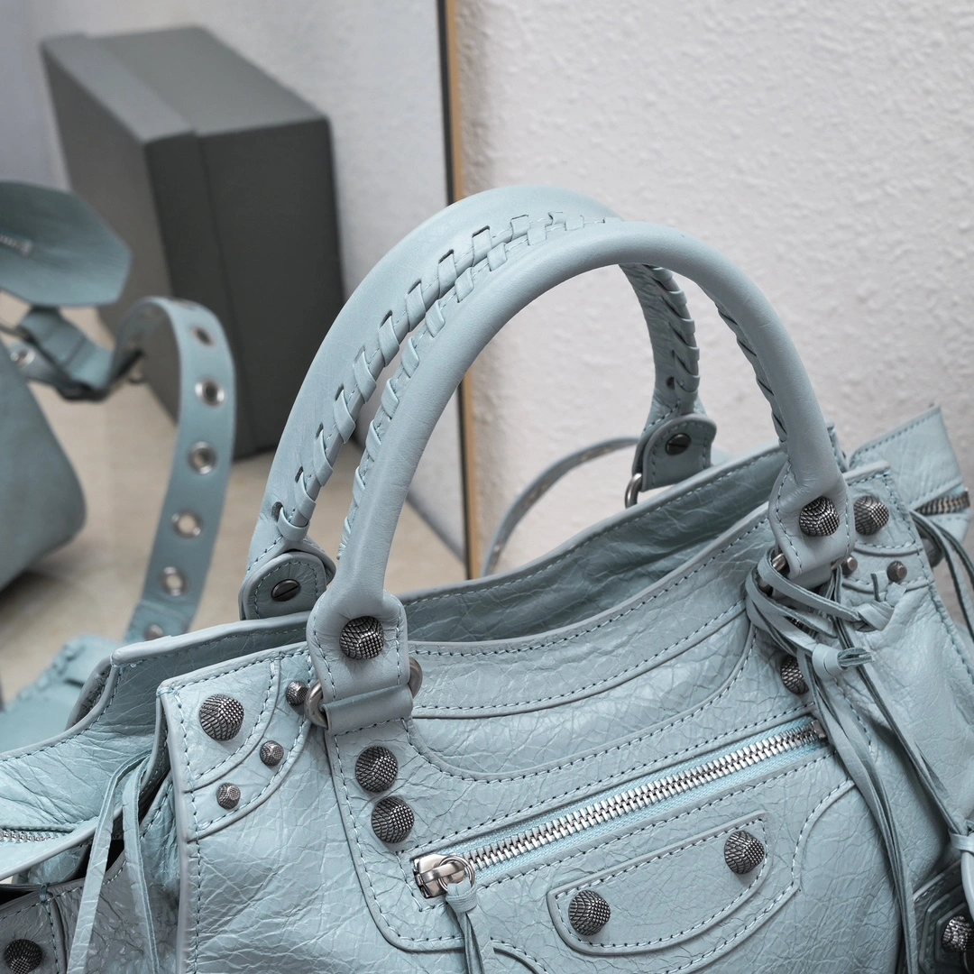 Balenciaga NEO CAGOLE Vintage Lambskin Motorcycle Bag Popular 60947