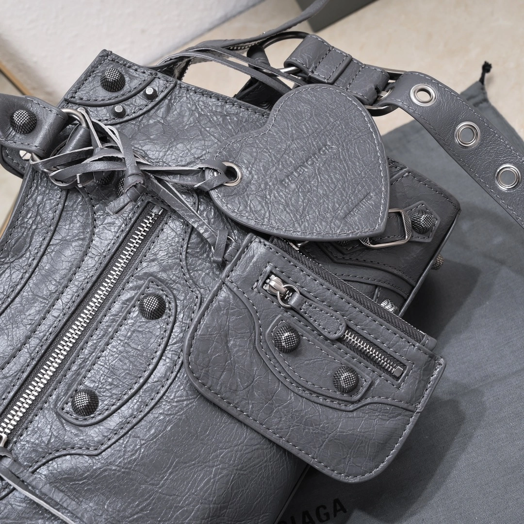 Balenciaga NEO CAGOLE Vintage Sheepskin Motorcycle Bag Attractive 60992