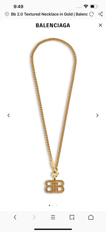 Balenciaga Necklaces Packable 215437