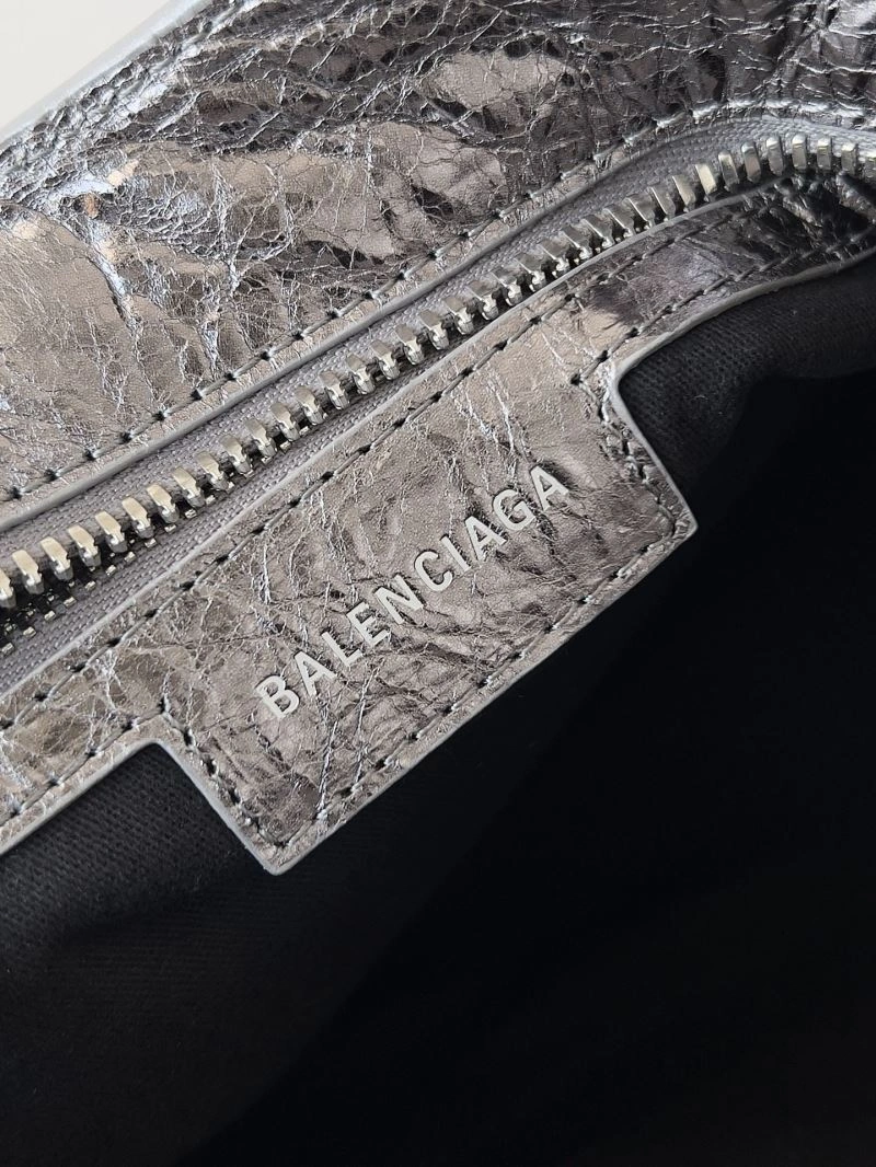 WellDesigned Balenciaga Neo Cagole Distressed Lambskin Motorcycle Bag 78753