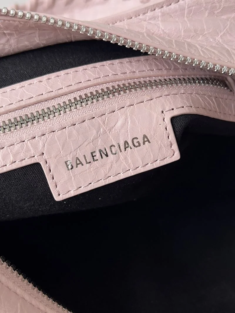 Balenciaga Neo Cagole Distressed Lambskin Motorcycle Bag Neat 37579