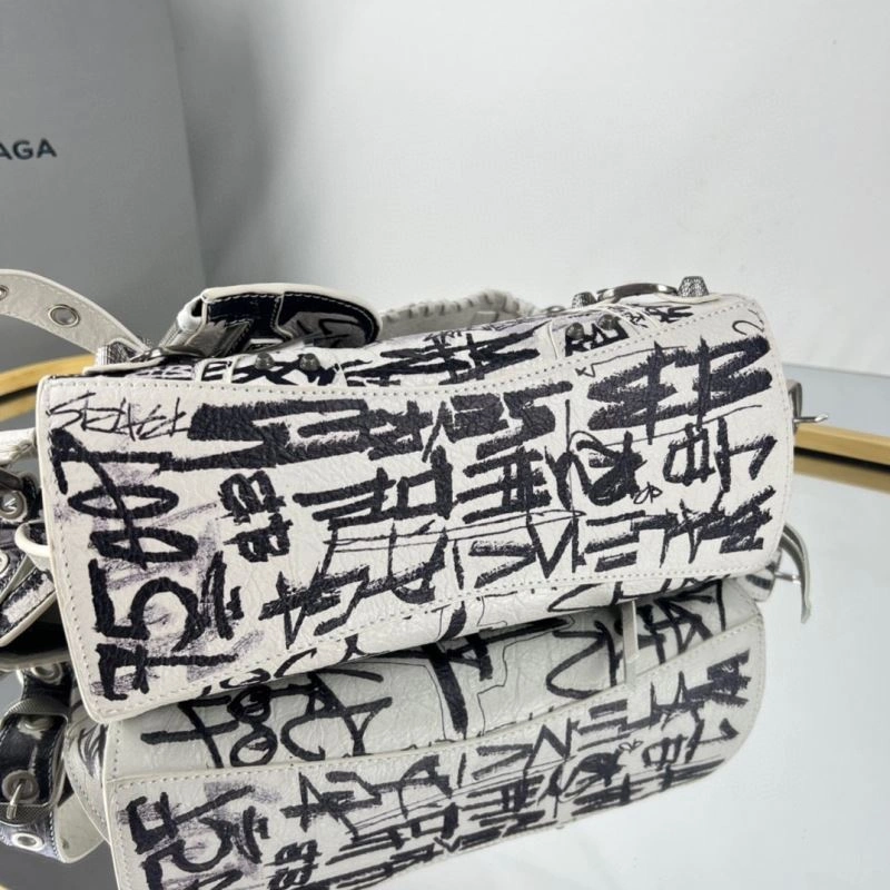 Balenciaga Neo Cagole Heart Mirror Motorcycle Bag EasyCare 78766