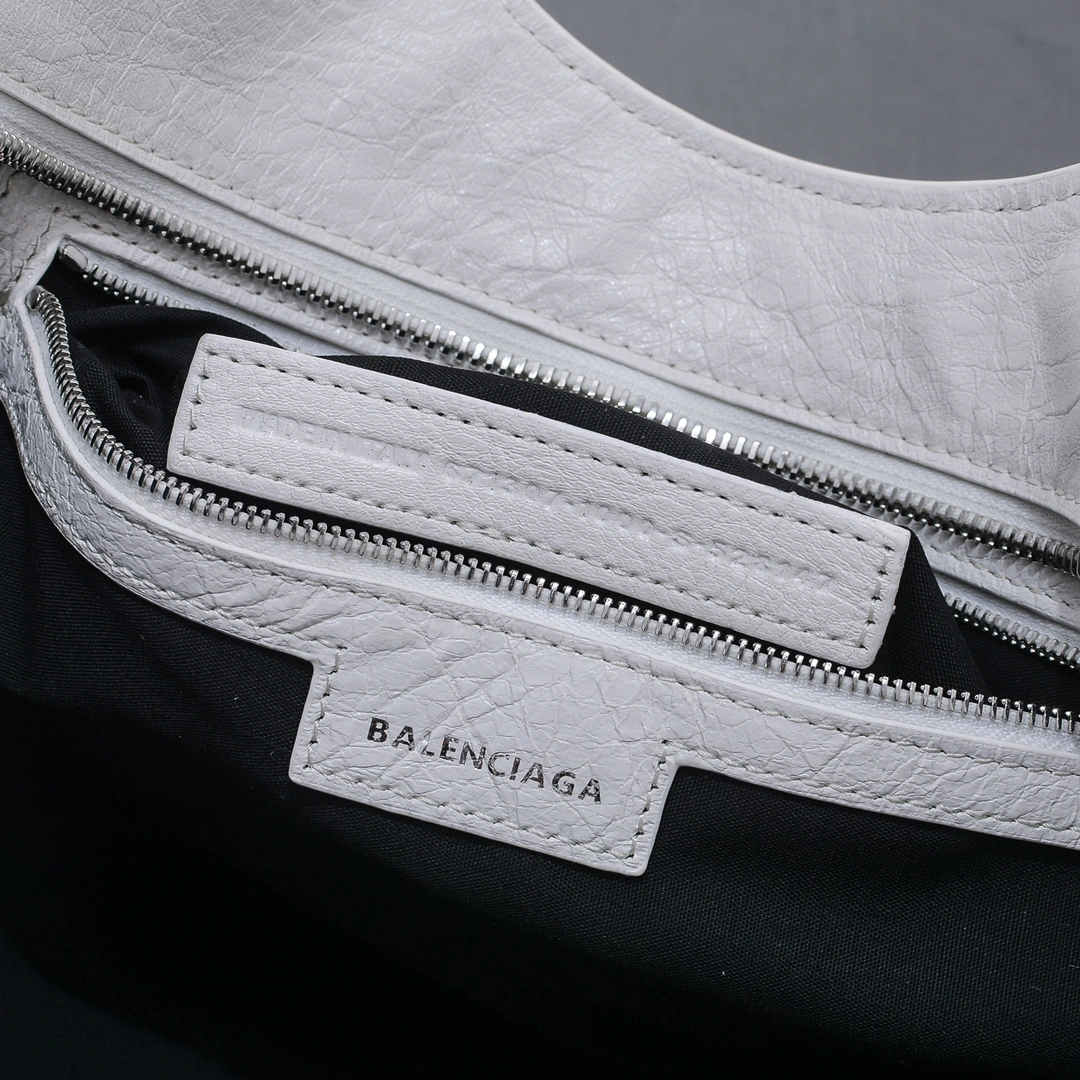 Balenciaga Neo Cagole Large White Motorcycle Bag SmartChoice 60991