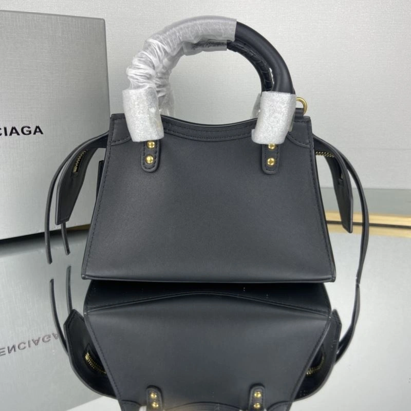 Balenciaga Neo  Black Motorcycle Bag with Gold Studs OdorResistant 75338