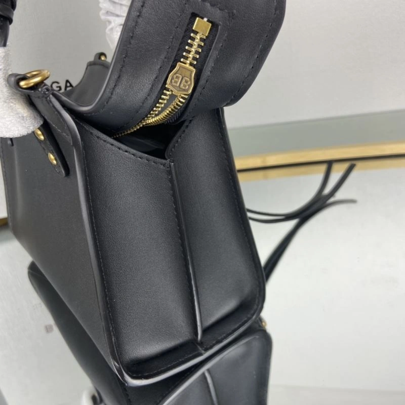 Balenciaga Neo  Black Motorcycle Bag with Gold Studs OdorResistant 75338