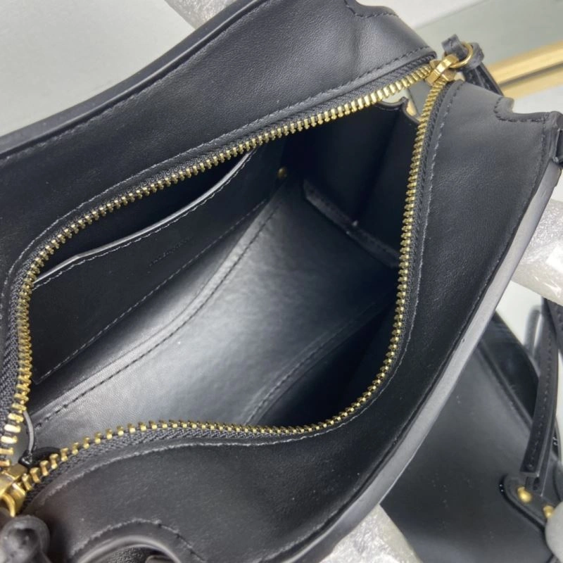 Balenciaga Neo  Black Motorcycle Bag with Gold Studs OdorResistant 75338
