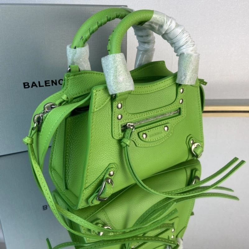 Balenciaga Neo  Luxe Trapezoidal Motorcycle Bag OdorResistant 78361