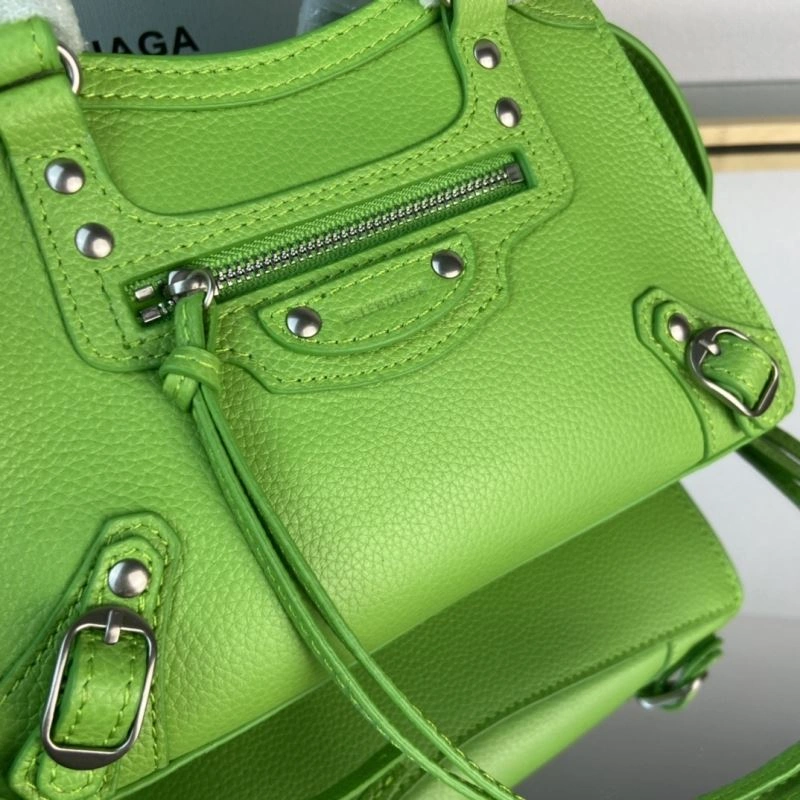 Balenciaga Neo  Luxe Trapezoidal Motorcycle Bag OdorResistant 78361