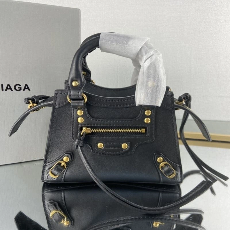 Balenciaga Neo  Mini Motorcycle Bag in Black Packable 75329