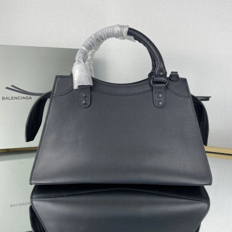FreshLook Balenciaga Neo  Textured Black Motorcycle Bag 75333