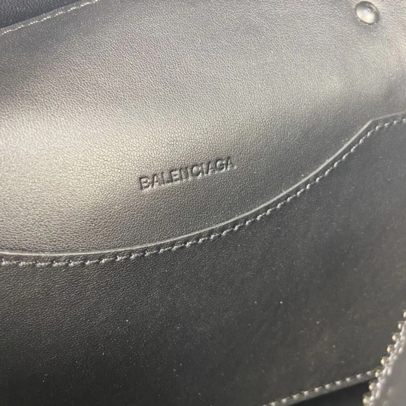 FreshLook Balenciaga Neo  Textured Black Motorcycle Bag 75333