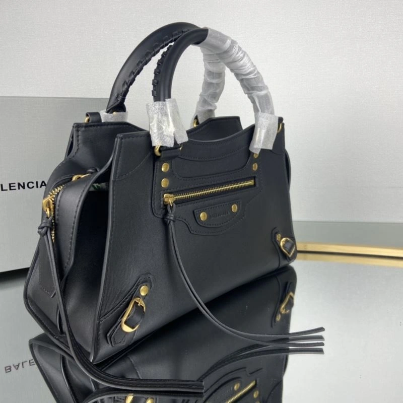 FastDry Balenciaga Neo  Trapezoidal Motorcycle Bag with Gold Studs 75334