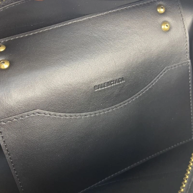 FastDry Balenciaga Neo  Trapezoidal Motorcycle Bag with Gold Studs 75334