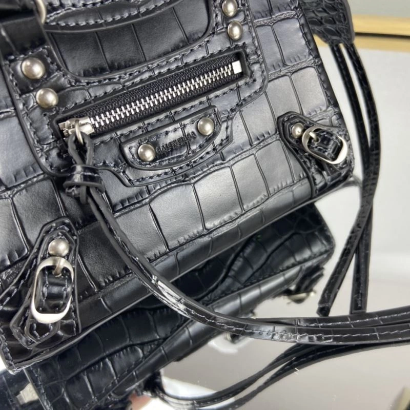Comfortable Balenciaga Neo  Trapezoidal Motorcycle Bag 78351