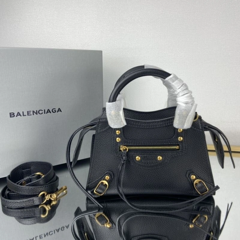 Balenciaga Neo  Trapezoidal Motorcycle Bag Versatile 75342