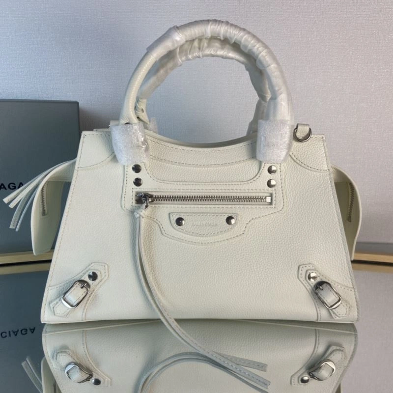 Bright Balenciaga Neo  Trapezoidal Motorcycle Bag 75335