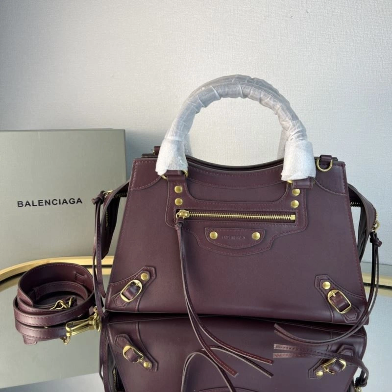 Balenciaga Neo  Trapezoidal Motorcycle Handbag EasyCare 78772