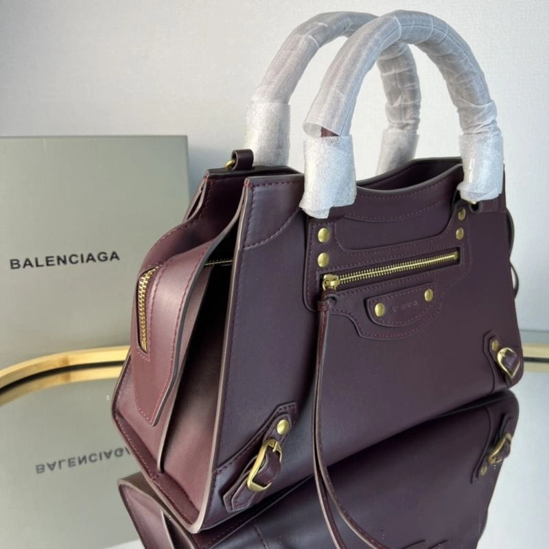 Balenciaga Neo  Trapezoidal Motorcycle Handbag EasyCare 78772