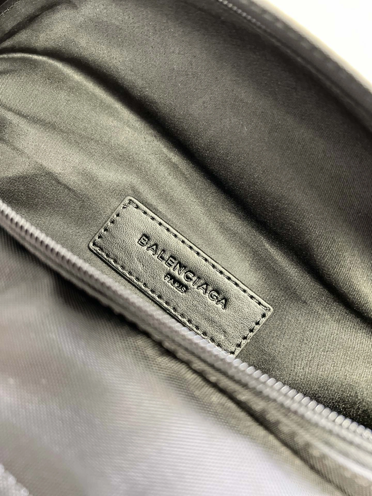Balenciaga Paris Explorer Embroidered Waist Bag - Black StreetReady 60859