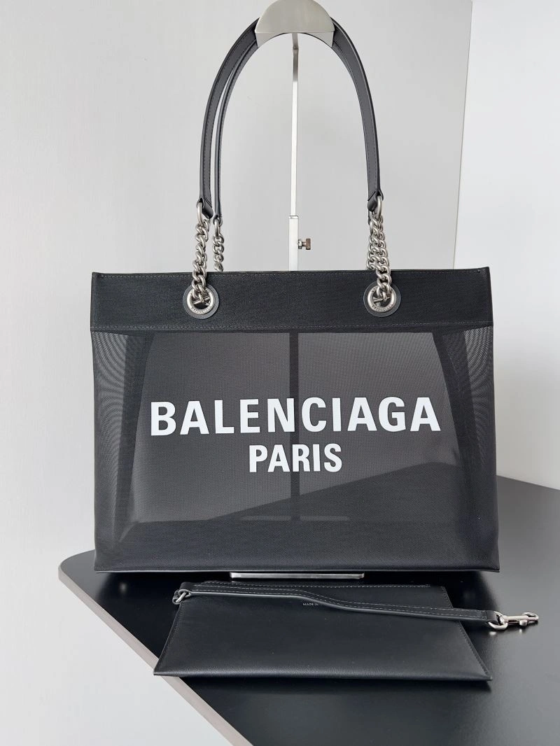 Balenciaga Paris Mesh Tote Bag with  Pouch - Summer Elegant 78583