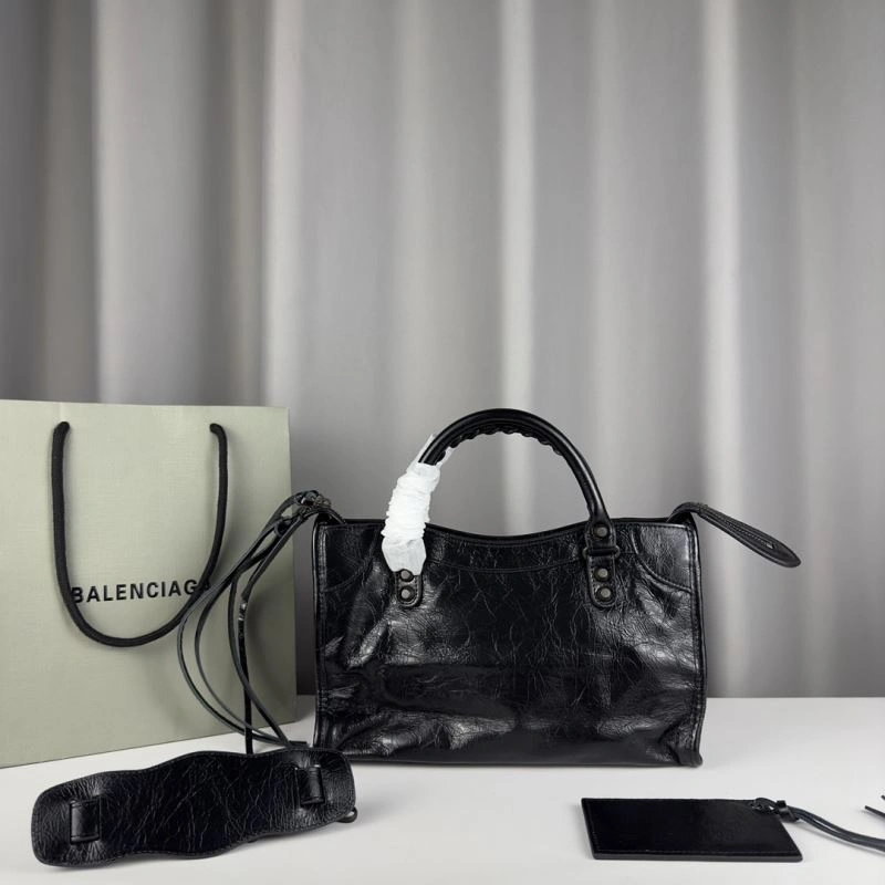 Practical Balenciaga Paris Motorcycle Shoulder Strap Mirror Bag 75305