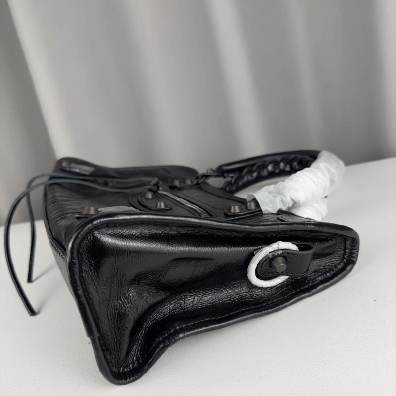 Practical Balenciaga Paris Motorcycle Shoulder Strap Mirror Bag 75305