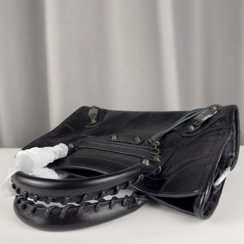 Practical Balenciaga Paris Motorcycle Shoulder Strap Mirror Bag 75305