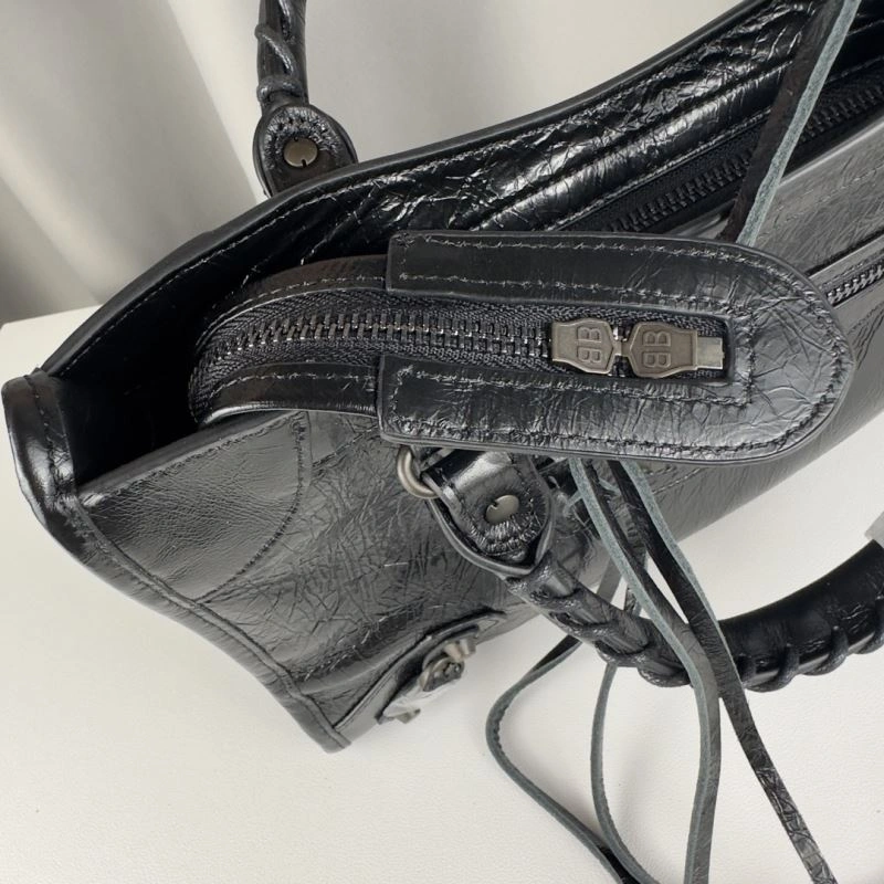 Practical Balenciaga Paris Motorcycle Shoulder Strap Mirror Bag 75305
