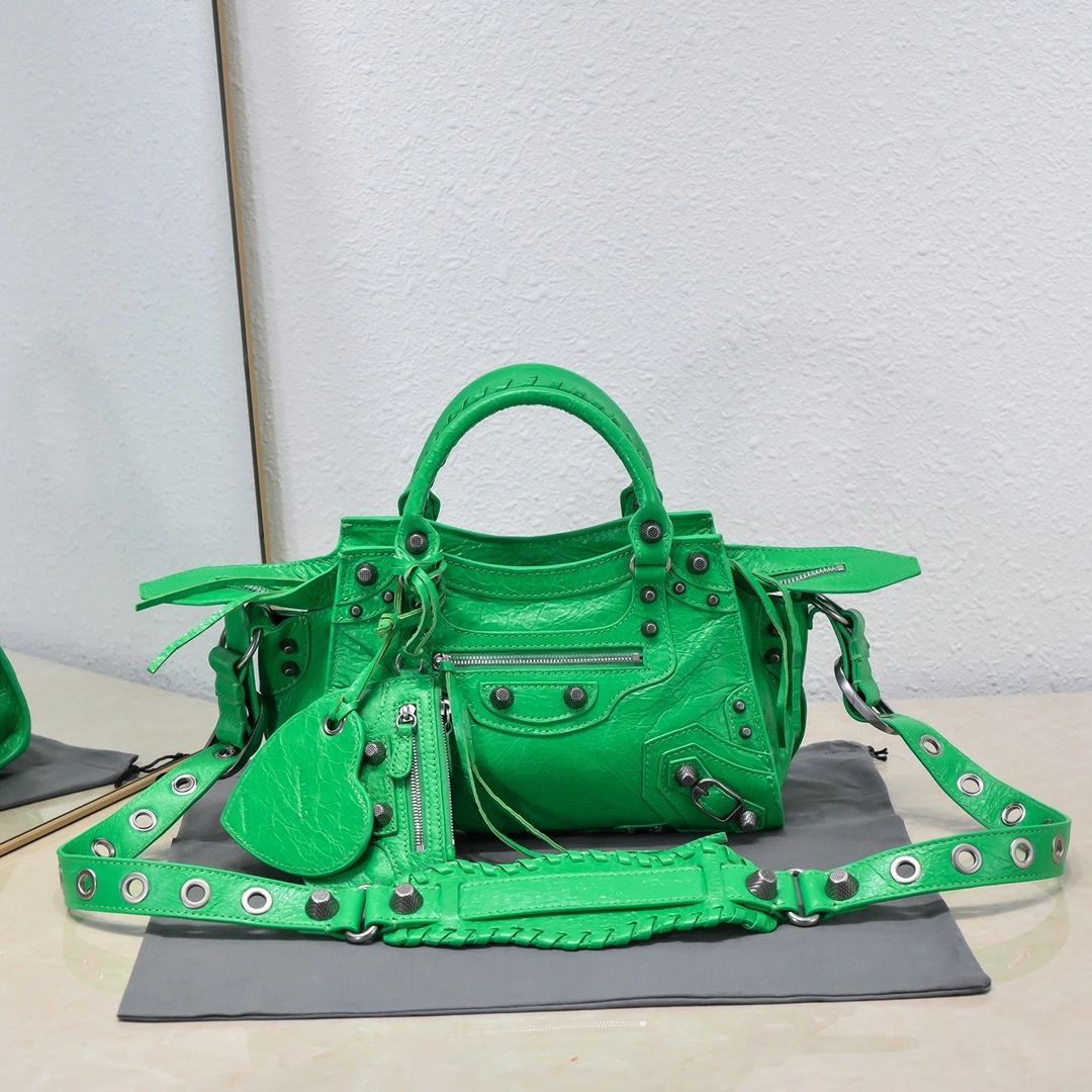 Balenciaga Paris Neo Cagole Heart Mirror Motorcycle Bag TechFriendly 60979