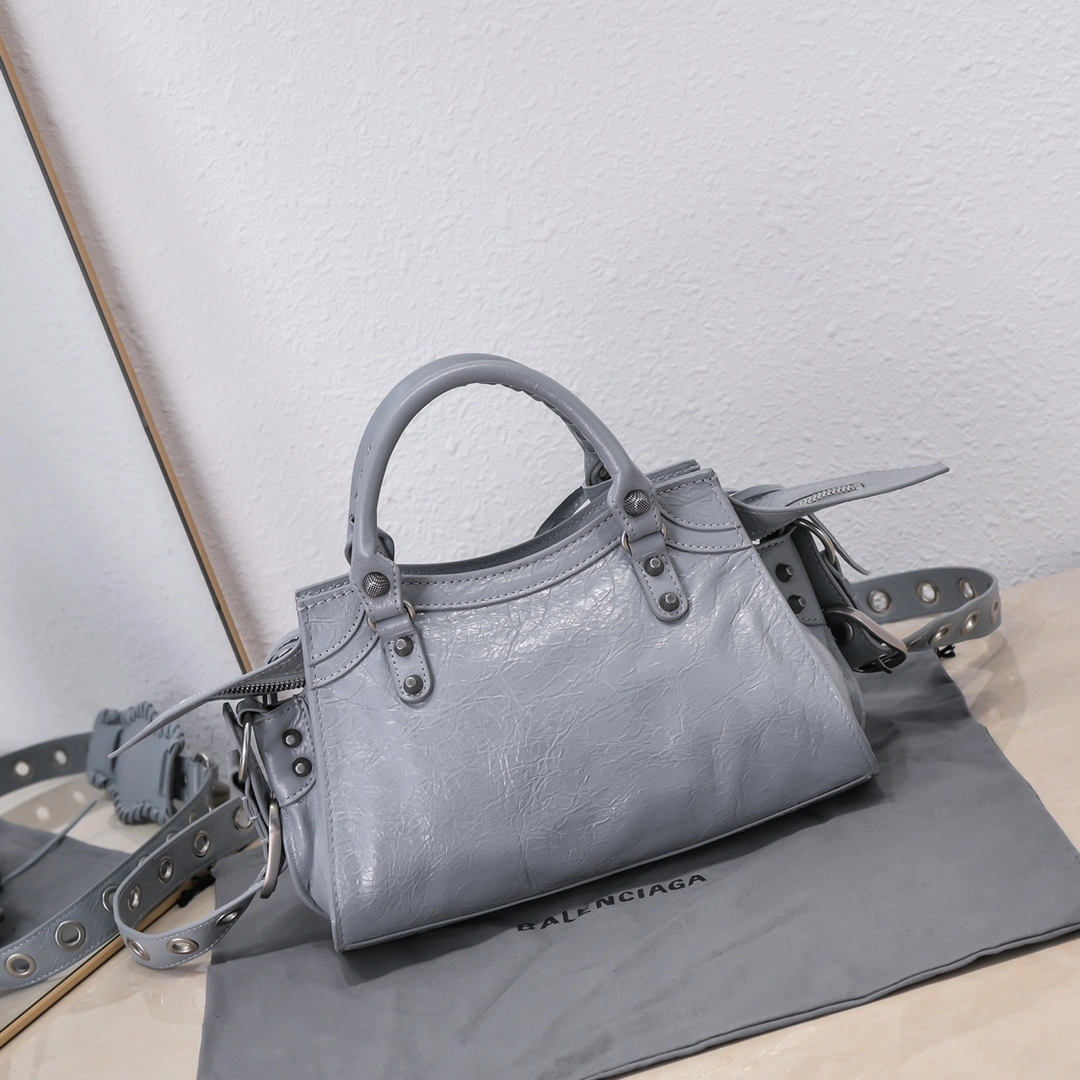 Popular Balenciaga Paris Neo Cagole Heart Mirror Motorcycle Bag 61015