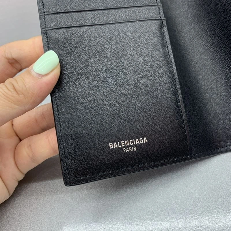 Soft Balenciaga Paris Street-Style Leather Passport Holder 69953