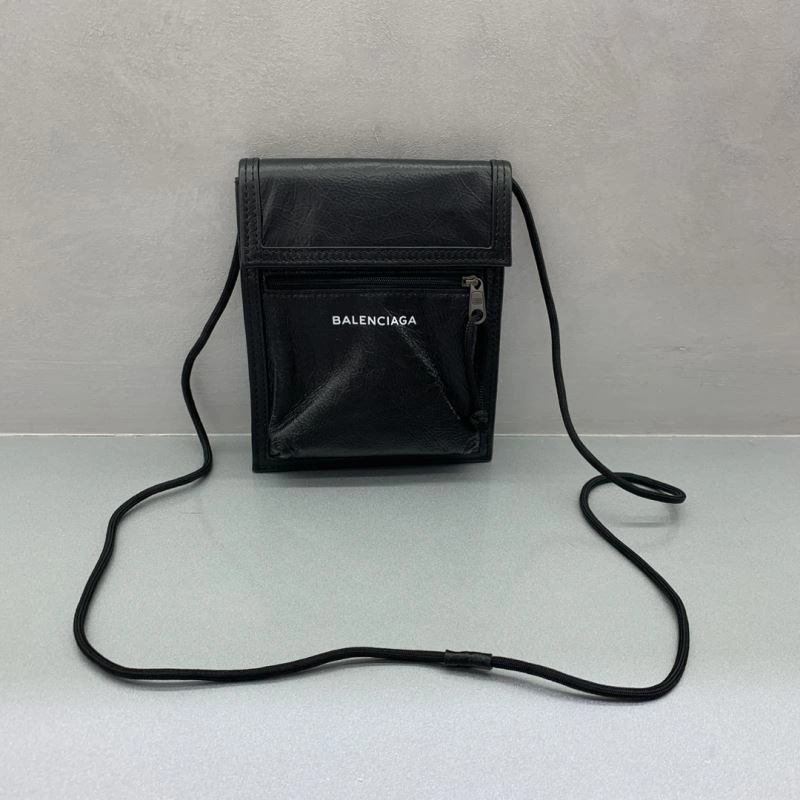 MoistureWicking Balenciaga Paris Wrinkled Leather Mobile Phone Bag 69955