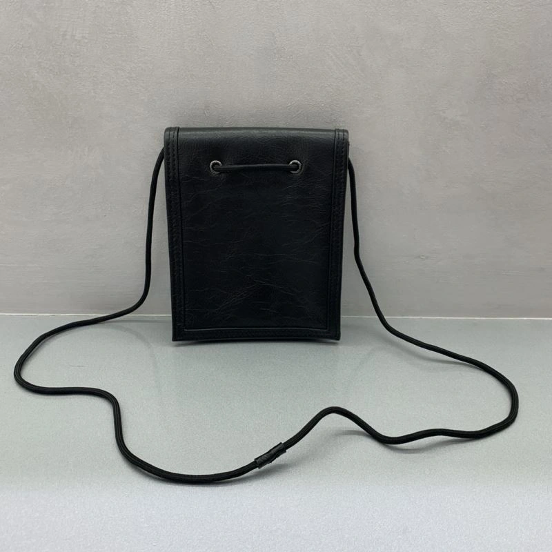 MoistureWicking Balenciaga Paris Wrinkled Leather Mobile Phone Bag 69955