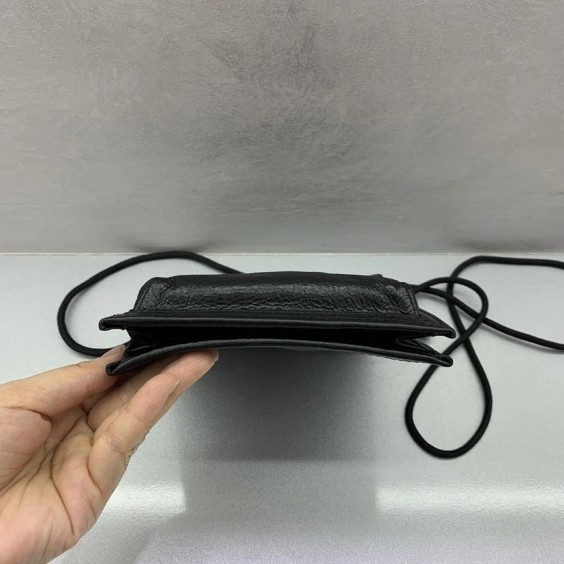 MoistureWicking Balenciaga Paris Wrinkled Leather Mobile Phone Bag 69955