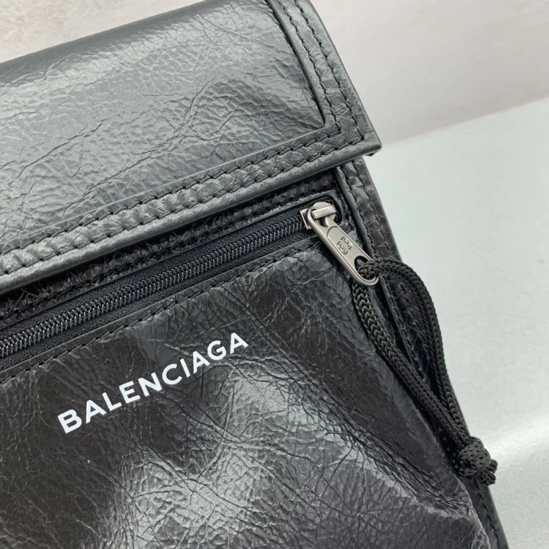 MoistureWicking Balenciaga Paris Wrinkled Leather Mobile Phone Bag 69955