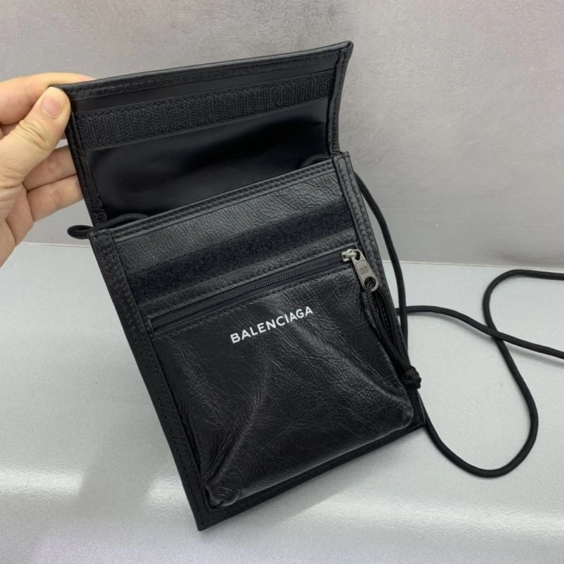 MoistureWicking Balenciaga Paris Wrinkled Leather Mobile Phone Bag 69955