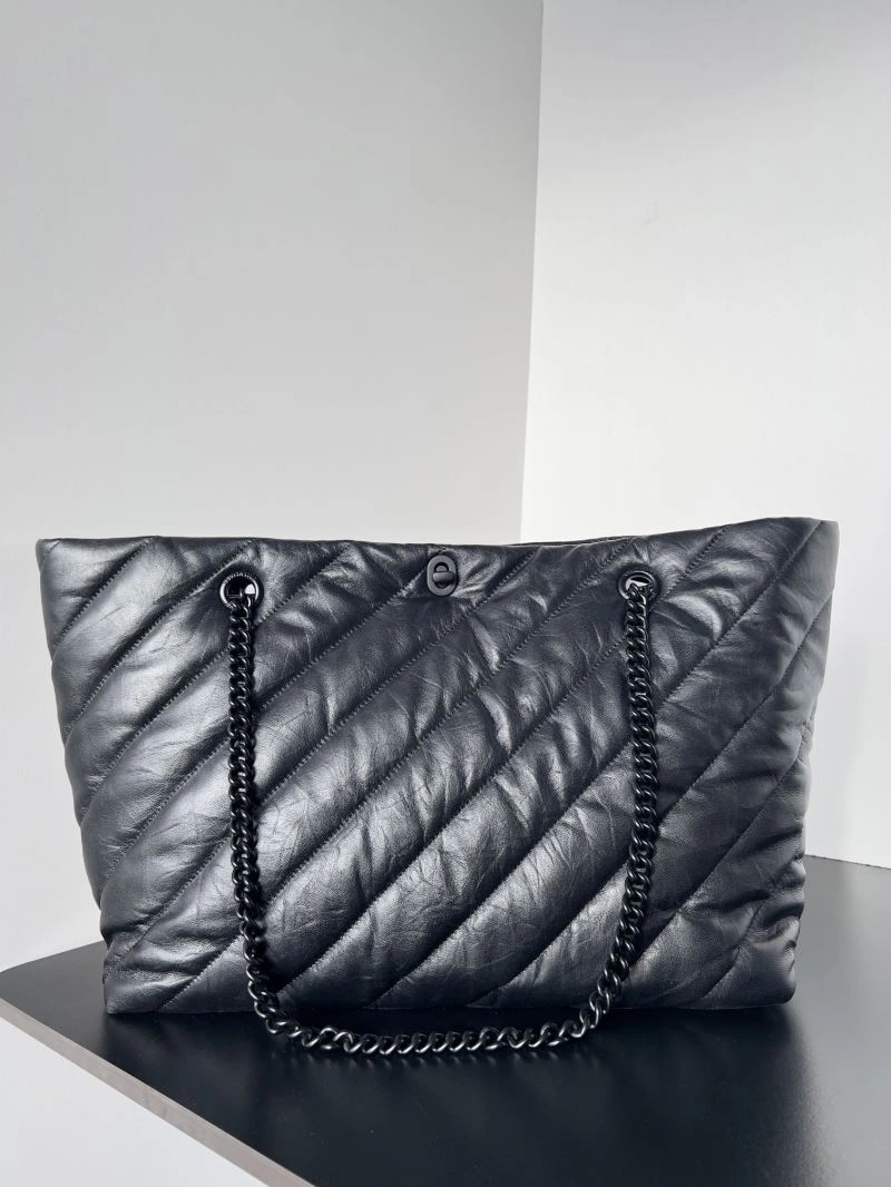 AllSeason Balenciaga Parisian  All-Black Large Tote Bag for Every Occasion 66974