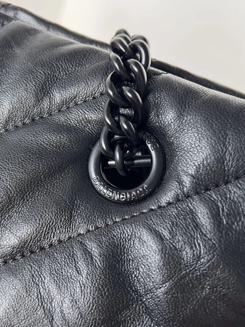 AllSeason Balenciaga Parisian  All-Black Large Tote Bag for Every Occasion 66974
