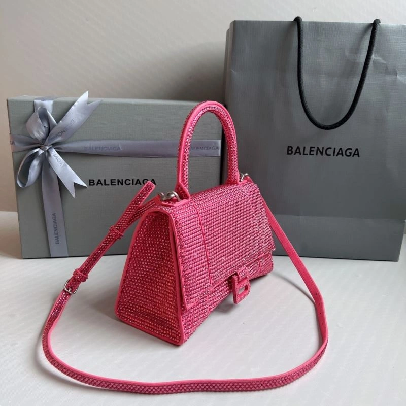 Balenciaga Pink Diamond Hourglass Bag - Luxe Handcrafted Design Sporty 70043